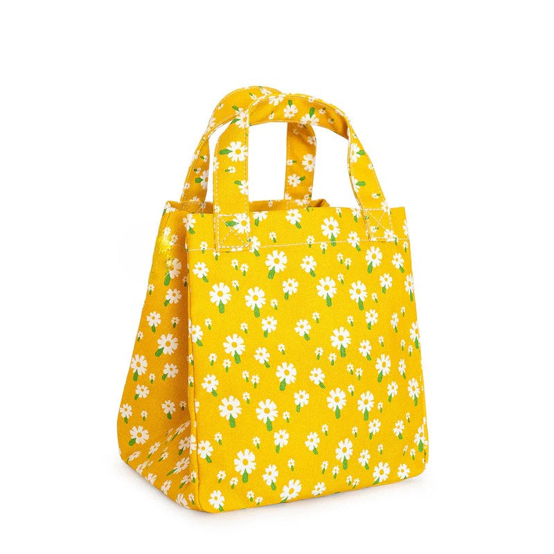 Contrast Wave Strap Multi-Scene Lunch Handheld Tote Bag