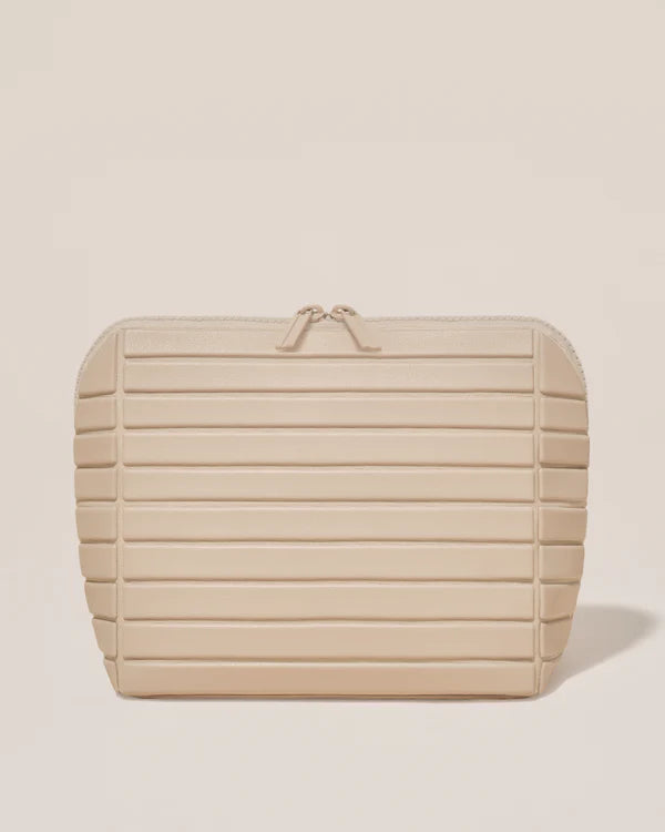 Large Travel Makeup Bag with Fixed Brush Slots